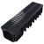 Дренажный лоток Devorex XDRAIN A15 130/90 черный с PP решеткой 0.5 м