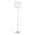 Floor lamp Rabalux Izander E27 1x MAX 40W silver white 74012