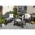 Set of garden furnitiure Delano Allibert graphite