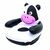 Armchair inflatable cow white and black Bestway 75025 80x80x71 cm
