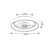 Chandelier fan Rabalux Horacio 67W 3000 6000K Ø470 H120 black white 71009