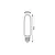 ნათურა Rabalux LED Е27 5W 4000K T30 h185 Filament 79005