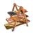 Wooden tray Berllong BTW-0129-46 46x21,5x37,5cm