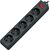Extension cord  DEFENDER ES1.8 5 sectional with grounding 1.8 m black