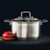 Pot with glass lid Ambition HUGO 44461 24cm 4,5l