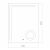 Mirror Silver Mirrors Clio 600x800 mm, touch switch