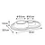 Bowl Flamingo 200-600ml 9,5-13,5cm 48x32,5x5,5cm