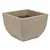 Plastic flower pot FORM PLASTIC Muna square 2733-051 Ø30 taupe