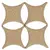 ჩასადგმელი Absolut Keramika ESTRELLA SET CORE MARRON 6,7x6,7 სმ