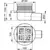 Трап сливной Alcadrain APV26 105x105/50 мм