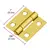Hinge Hermex 43192 BR-101 25/22mm 1mm