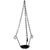Подвеска для цветов Metallurgica Buzzi Hanging pot holder with chain ø 22xh73 см
