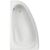 Asymmetric bathtub CERSANIT  JOANNA 150x95, left, white
