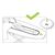 Ironing stand Eurogold 1003 13х53 sm