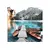 A picture on glass Styler GL325 TYROL BOATS 30X30