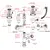Kitchen sink siphon with overflow large Alca Drain A447-DN50/40