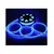 ლედ განათება ACK ნეონის დრეკადი ლურჯი 120LED 1M 7.5W 220V IP65 9X16MM 50 მ