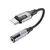 Кабель Borofone USB-A 2x3.5мм