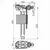 Filling mechanism for installation of the side Alca Drain A160P-3/8"