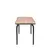Round stool with fabric 45x30x30 cm
