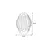 Игрушка для собак Flamingo DENTAL BOUNCER RUFFUS 8x6см
