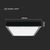 Lamp V-TAC LED IP44 30W 4000K 420 420mm sensor black 7674