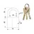 Padlock Soller №50 113-002 reinforced