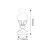 Desk lamp Rabalux Petronel 7072 E27 1x MAX 60W