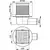 ტრაპი Alcadrain APV31 105x105/50 მმ