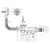 სიფონი აბაზანის ANI PLAST 1/2 40х50 E255EU