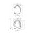 Toilet seat Kolo Record K90112000 Soft close