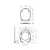 Toilet seat Kolo Record K90112000 Soft close