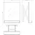 Mirror Cersanit Smart  50 cm