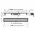 Drainage gutter Alcadrain APZ10-650M Simple