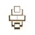 Wall bookshelf C 126/100/20