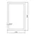სარკე Silver Mirrors Magnat 340х540 მმ ვერცხლისფერი