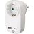 Adapter Brennenstuhl with USB A and C max18W white