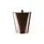 Урна Primanova BRUNO MELAMINE WASTE BASKET W/LID, BROWN