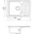 Kitchen sink Vankor Sigma SMP 02.68 beige
