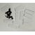 Anti mosquito grid on magnets (for doors) Kaem 0395-112110 black 210x100 cm