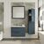 Bathroom mirror Denko Beyoglu 75 Matt Navy Blue