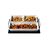 Ceramic bowl on wooden stand UTC 3 pc