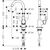 Kitchen faucet Hansgrohe MySport L 13862000
