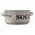Deep plate ceramic Ardesto AR3476GR 550ml gray