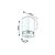 სანათი კედლის Rabalux Sintra 7955 IP44 GU10 1x MAX 25W