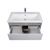 Bathroom furniture with washbasin Oslo Loft 80-A gray/white SU/Cosmo 80 cm