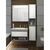 Bathroom furniture with washbasin Oslo Loft 80-A gray/white SU/Cosmo 80 cm