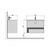 Bathroom furniture with washbasin Oslo Loft 80-A gray/white SU/Cosmo 80 cm