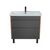 Bathroom furniture with washbasin JESSY 80-U Wood/Grey Sempre 81 cm