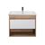 Bathroom furniture with washbasin Oslo wood 70-A Cosmo 70 cm